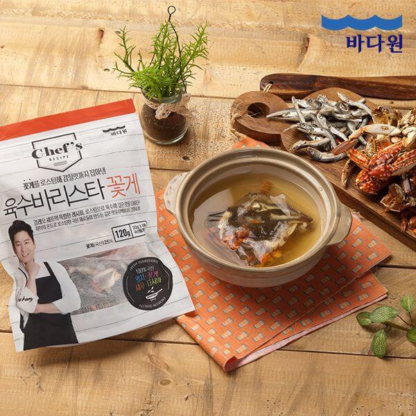 韓國食品-[바다원] 육수바리스타[꽃게] 120g