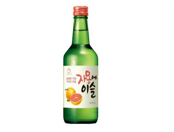 韓國食品-[真露] 燒酒 西柚 360ml