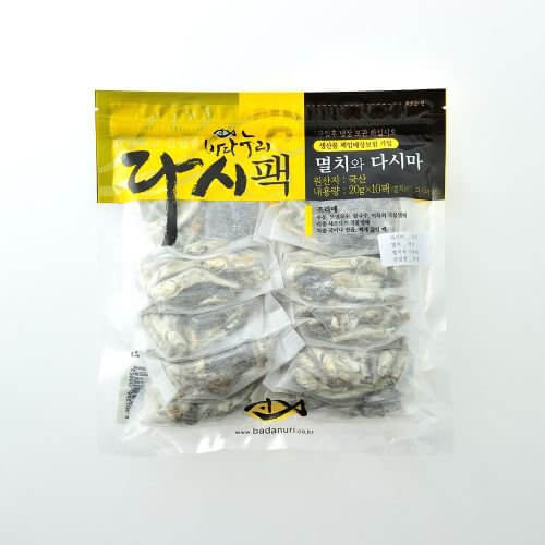 韓國食品-[Badanurie] Anchovy&Kelp Soup Base Bag 18g*10p