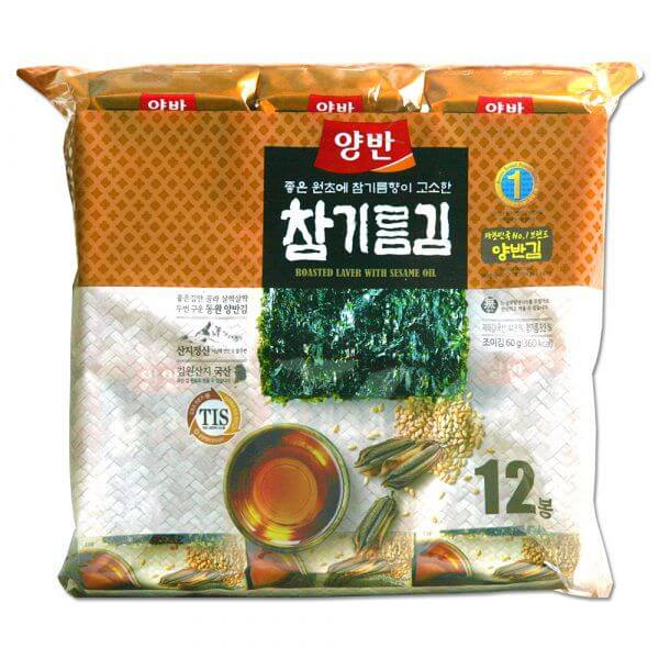 韓國食品-[Dongwon] Sesame Oil Seasoned Laver 5g*12p