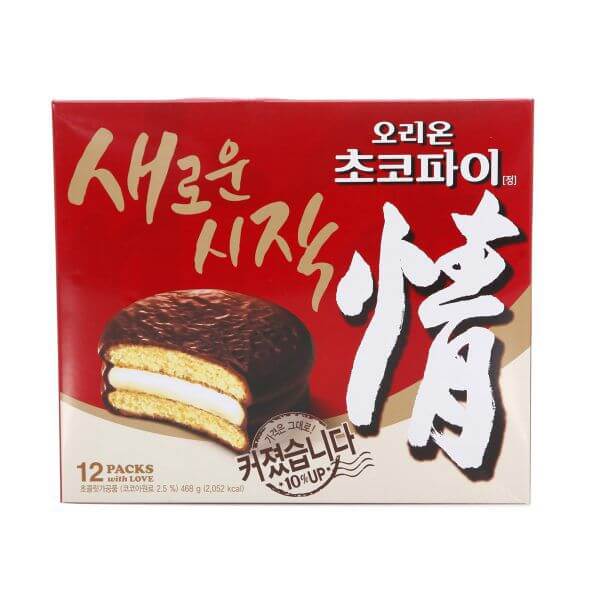 韓國食品-[오리온] 초코파이 468g