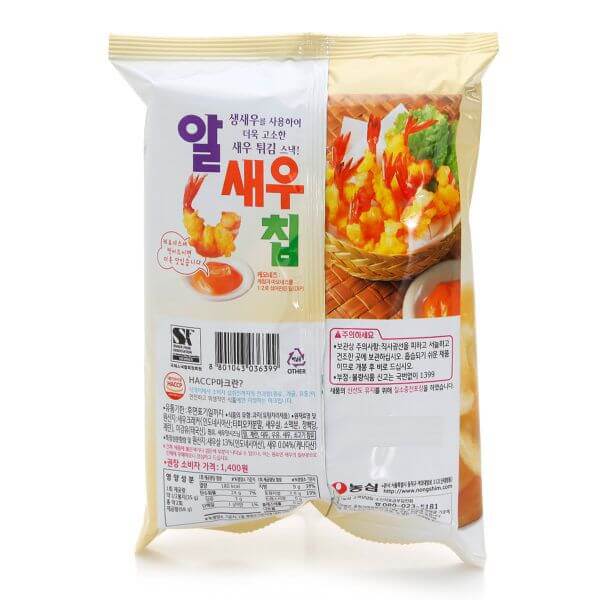 韓國食品-[Nongshim] Shrimp Chip 68g