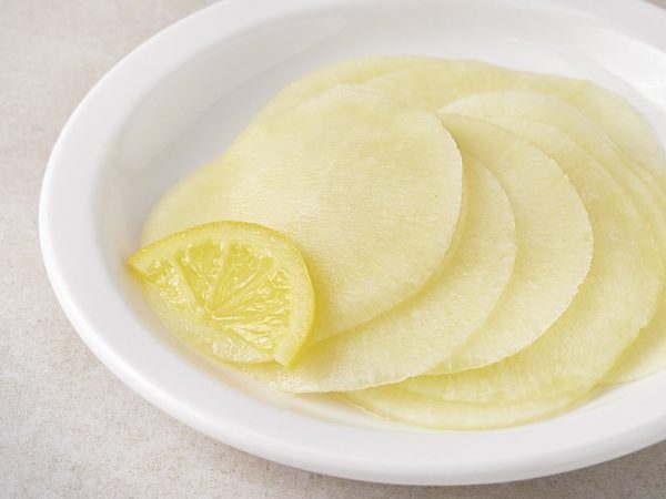 韓國食品-[Pulmuone] Sliced Radish Pickle[Lemon] 300g