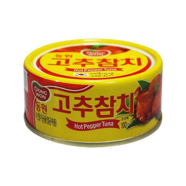 韓國食品-[東遠] 辣椒吞拿魚罐頭 100g