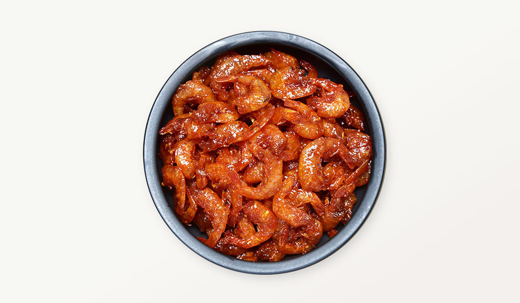 韓國食品-Stir fried shrimp