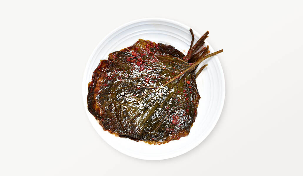韓國食品-Pickled Sesame Leaves