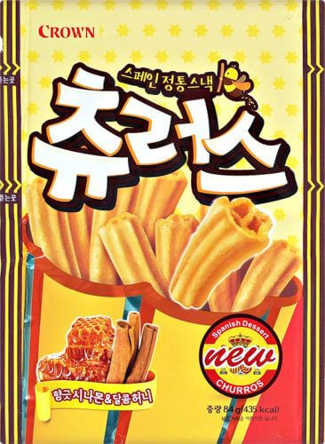 韓國食品-[皇冠] 蜜糖肉桂條 84g