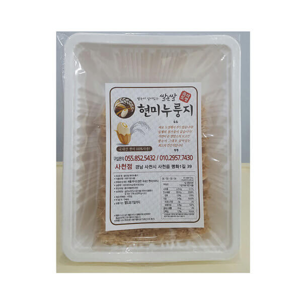 韓國食品-[쌀눈쌀] 현미누룽지 500g