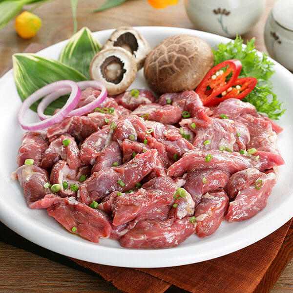 韓國食品-[C&T] Marinated Pork Skirt Meat 600g
