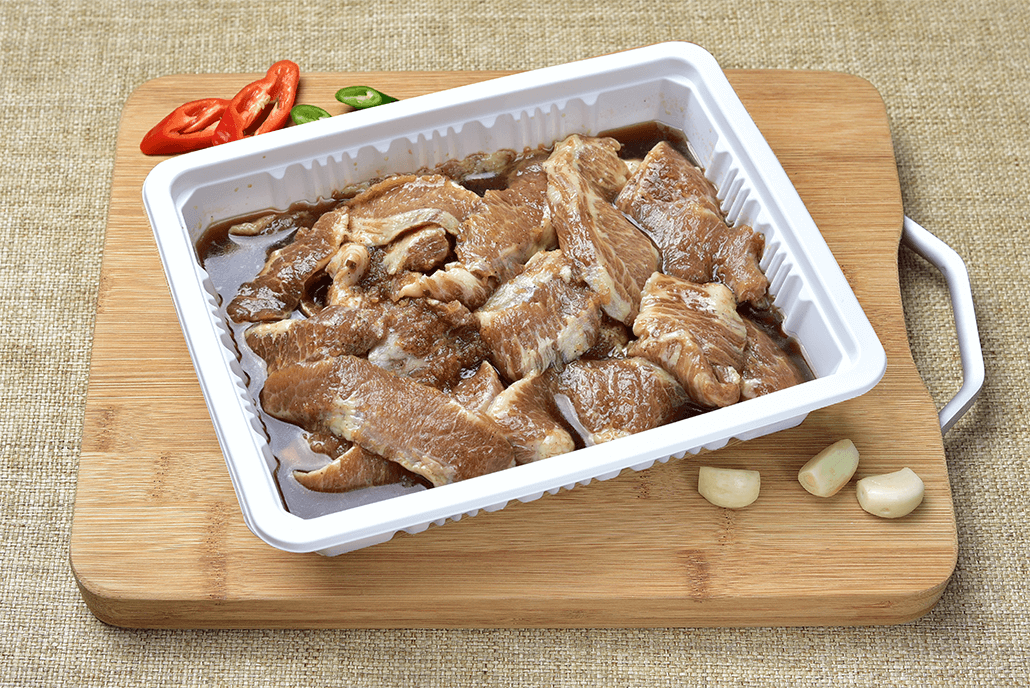 韓國食品-[C&T] Marinated Pork Jowl 600g