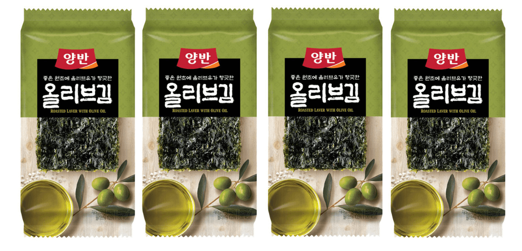 韓國食品-[東遠] 兩班橄欖油紫菜 5g*4包