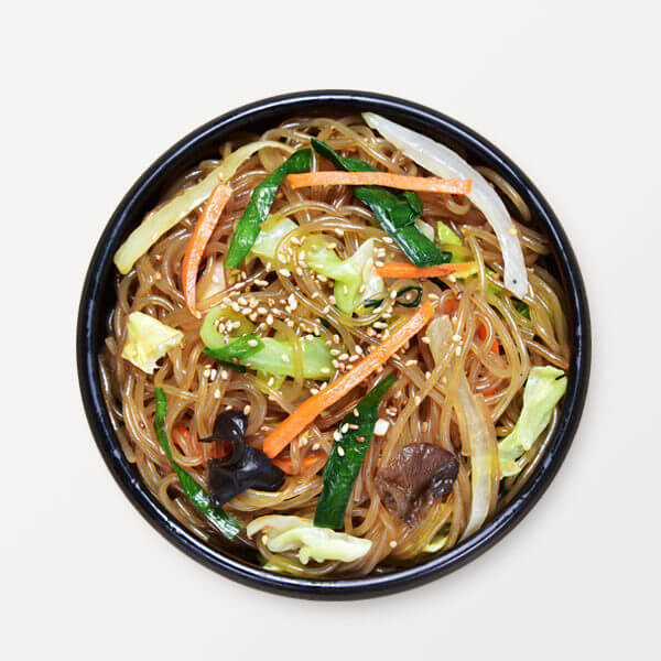 韓國食品-Stir fried glass noodles and vegetables