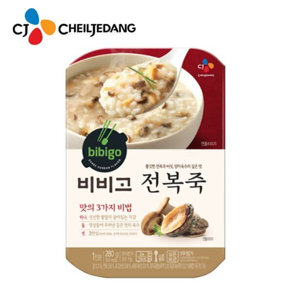 韓國食品-[CJ] Bibigo Rice Porridge with Abalone 280g