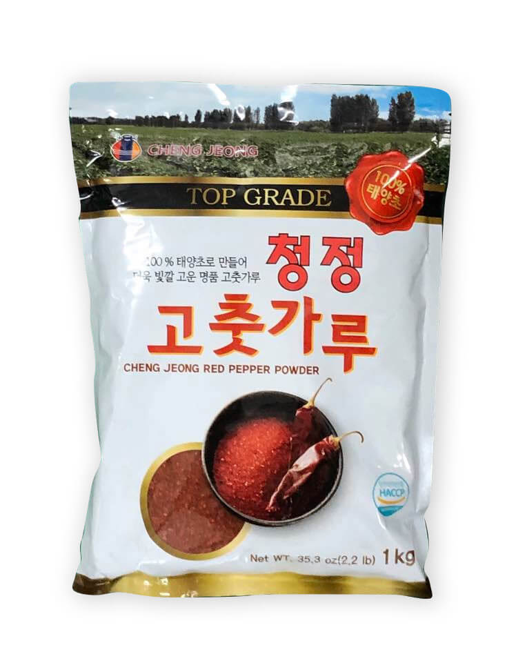 韓國食品-[Cheng Jeong] Red Chilli Powder[Thick] 1kg