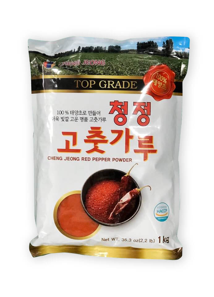 韓國食品-[Cheng Jeong] Red Chilli Powder[Fine] 1kg