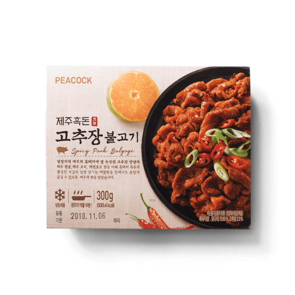 韓國食品-[Peacock] Spicy Pork Bulgogi 300g
