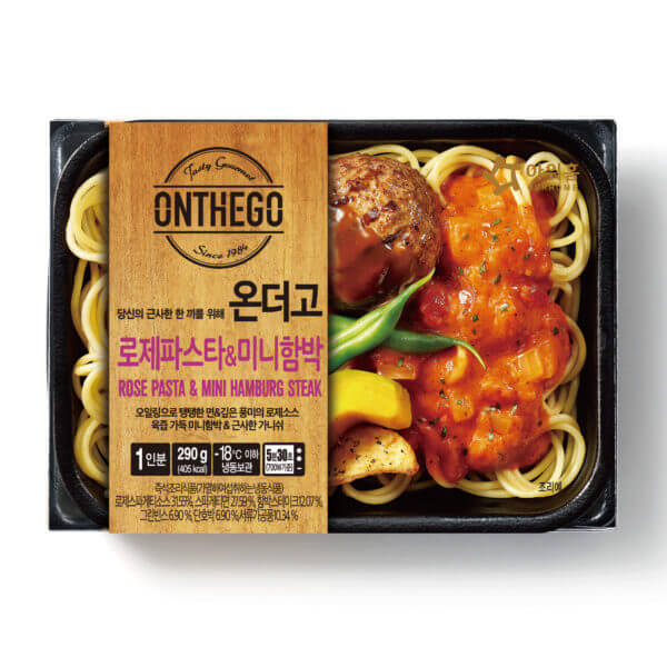 韓國食品-[Ourhome] Onthego Rose Pasta & Mini Hamburg Strak 290g