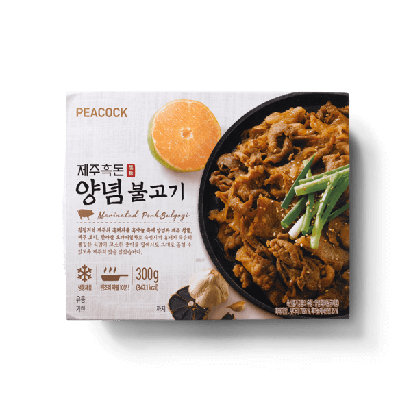 韓國食品-[피코크 Peacock] 제주흑돈 양념불고기 300g