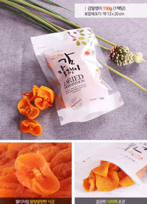 韓國食品-[Dadidan] Dried Persimmon Slices Jelly 150g