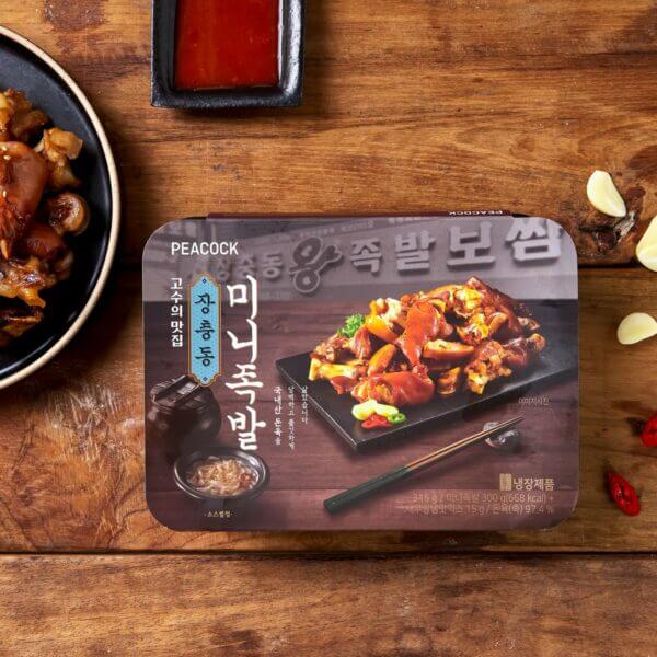 韓國食品-[피코크 Peacock] 장충동왕족발 미니족발 315g