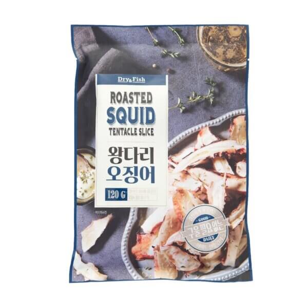 韓國食品-[50%OFF] (Expiry Date: 27/9/2022)[Emart] Roasted Squid Tentacle Slice 120g