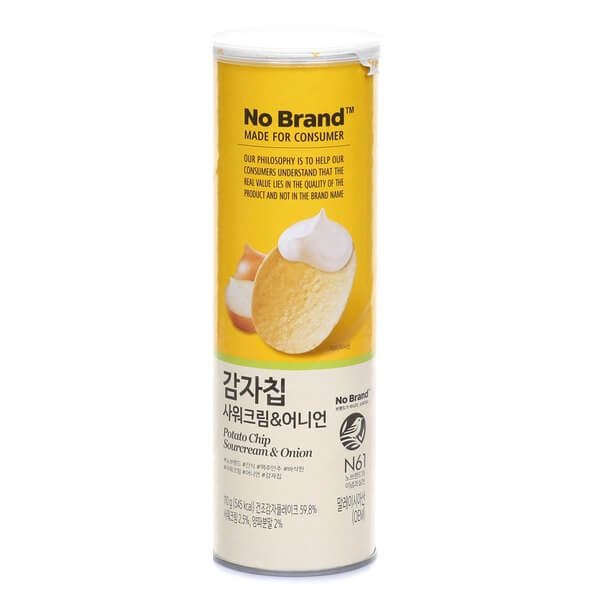 No Brand] Potato Chip Sourcream & Onion 160g - New World E SHOP_Korean Food
