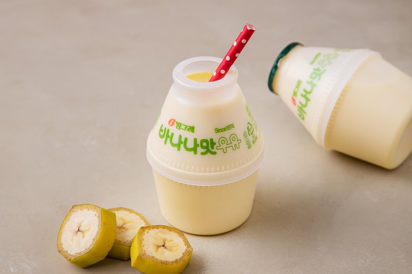 韓國食品-[Binggrae] Banana Flavored Milk 240ml*4