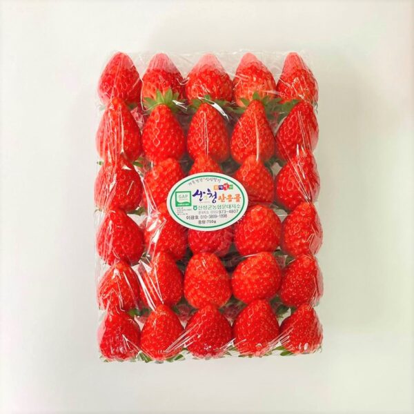 韓國食品-한국산 딸기 750g