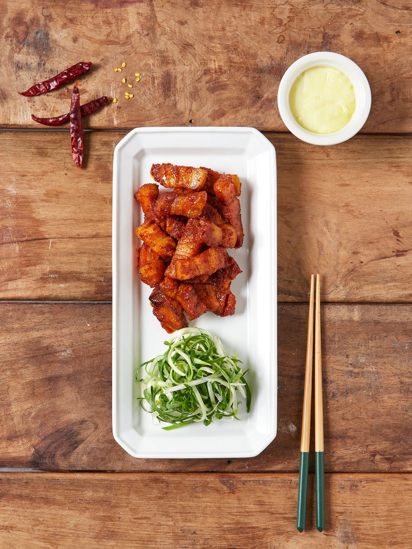 韓國食品-[Peacock] Spicy Pork Belly 300g