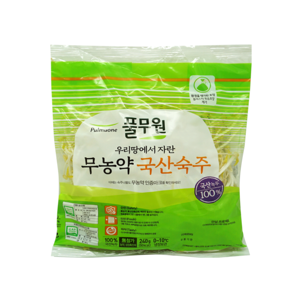 韓國食品-[풀무원] 숙주 240g
