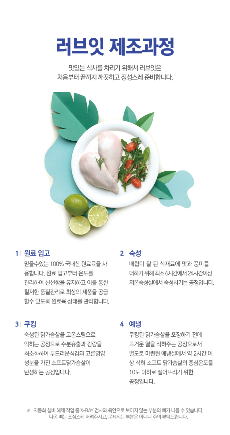 韓國食品-[러브잇] 소프트 닭가슴살 [오리지널]