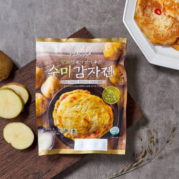 韓國食品-[Peacock] Sumi Potato Pancake 420g