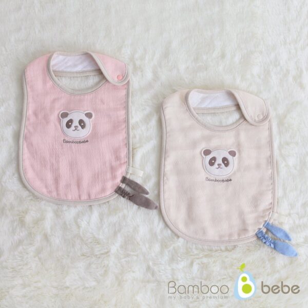 韓國食品-[Bamboobebe] Gauze Bib 1ea