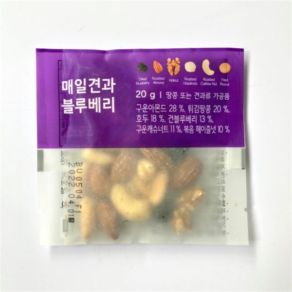 韓國食品-[Emart] 每日堅果和藍莓 20g