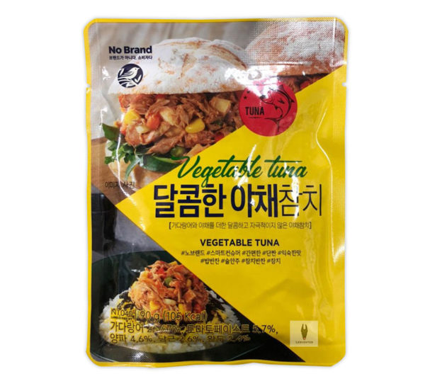 韓國食品-(Expiry Date: 19/6/2024) [No Brand] Vegetable Tuna 90g
