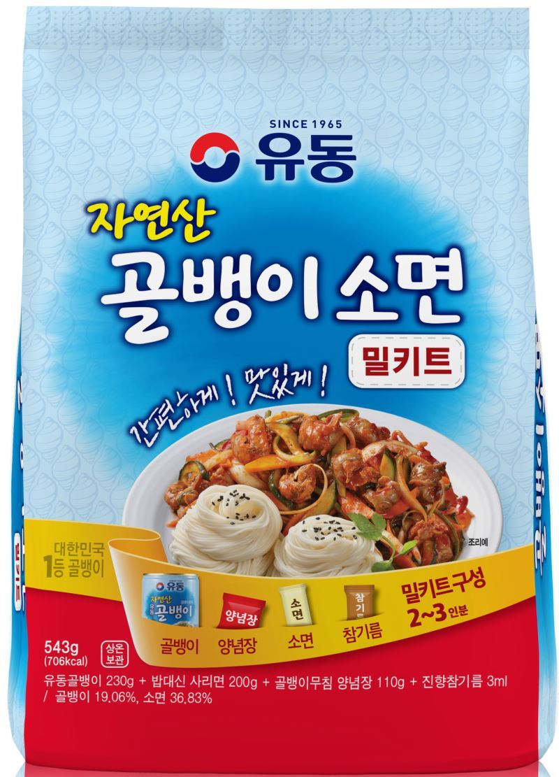 韓國食品-[Yoodong] Bay-top Shell Mix Noodle Set 543g