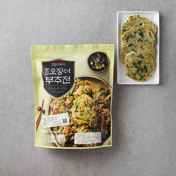 韓國食品-[Homeplus] Mini Squid Chives Pancake 420g