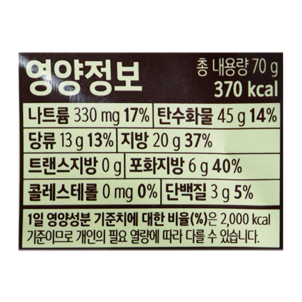 韓國食品-[농심] 옥수수깡 70g