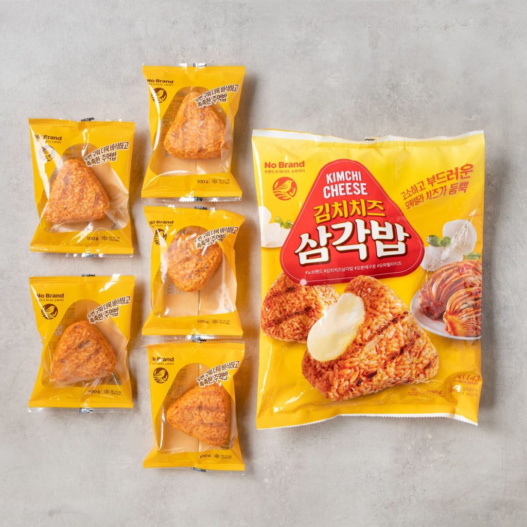 韓國食品-[No brand] Kimchi Cheese triangular rice 500g