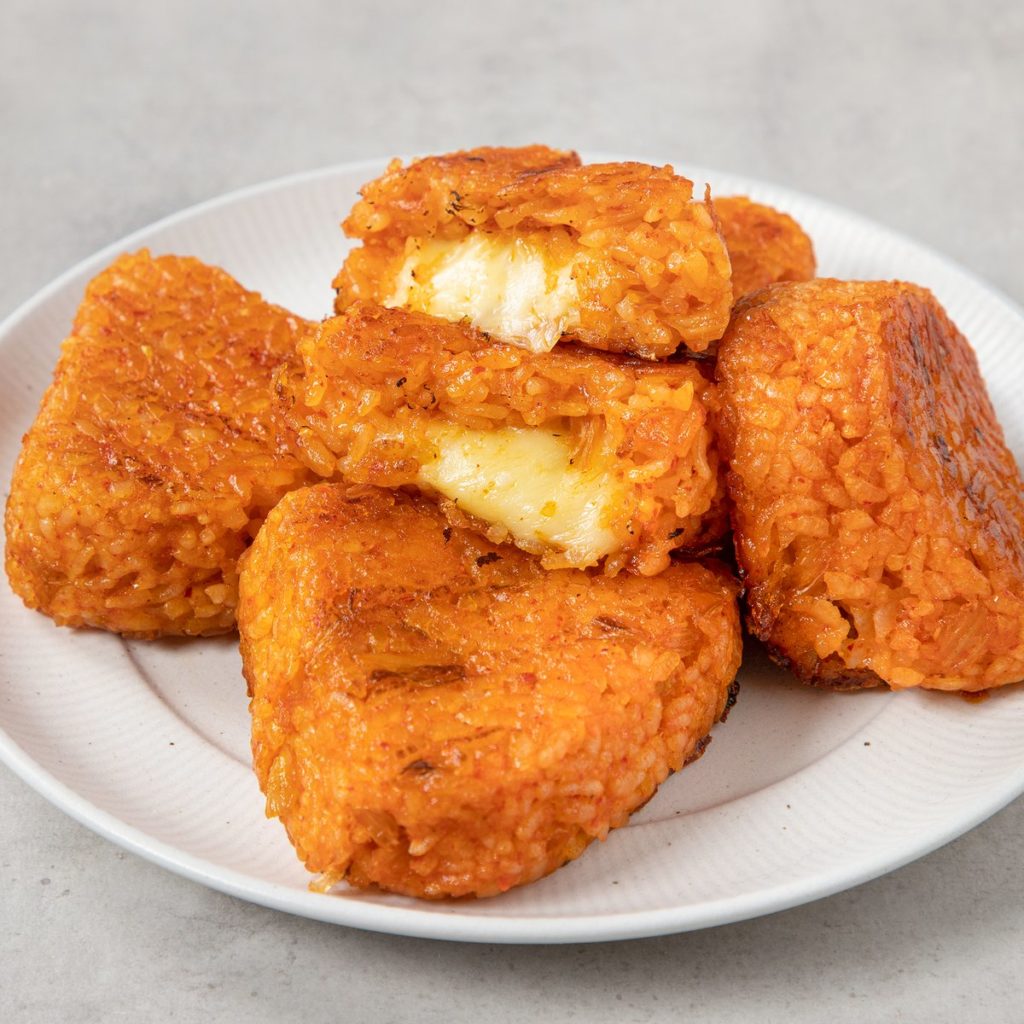 韓國食品-[No brand] Kimchi Cheese triangular rice 500g