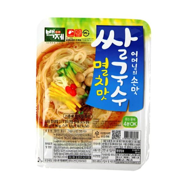 韓國食品-[百濟] 米粉 (鯷魚味) 92g