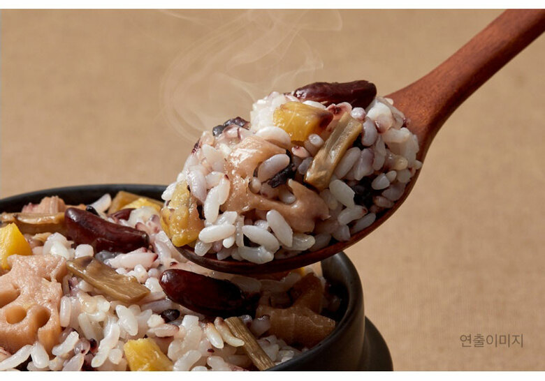 韓國食品-[CJ] Instant Rice Pot Rice (Root Vegetable Nutritious Rice) 200g
