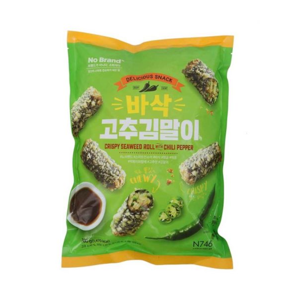 韓國食品-[No Brand] Crispy Seaweed Roll with Chili Pepper 700g