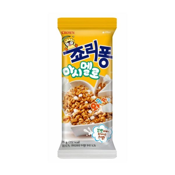韓國食品-[크라운] 죠리퐁마시멜로 59g
