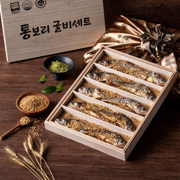 韓國食品-[預購商品] 韓國Yeonggwang大麥乾黃花魚 (約20cm) 10ea 禮盒 *預計12月17日起發貨