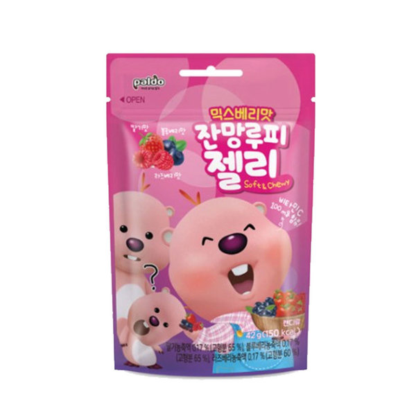 韓國食品-[八道] Zanmang Loopy [雜莓味] 42g