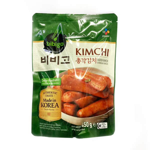 韓國食品-[CJ] Bibigo Chonggak Kimchi (Radish Kimchi) 450g