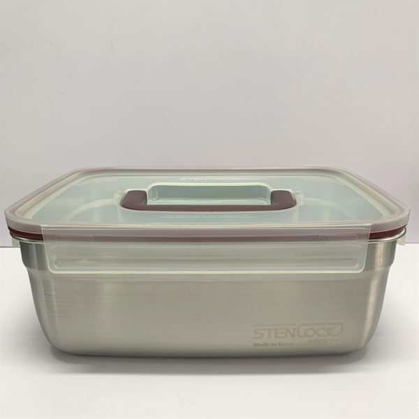 韓國食品-[Stenlock] 不銹鋼密封泡菜桶 4.8L
