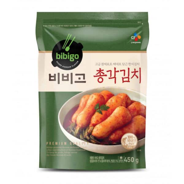 韓國食品-[CJ] Bibigo Chonggak Kimchi (Radish Kimchi) 450g