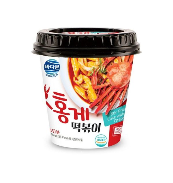 韓國食品-[Badabon] Red Crab Tteokbokki 118g